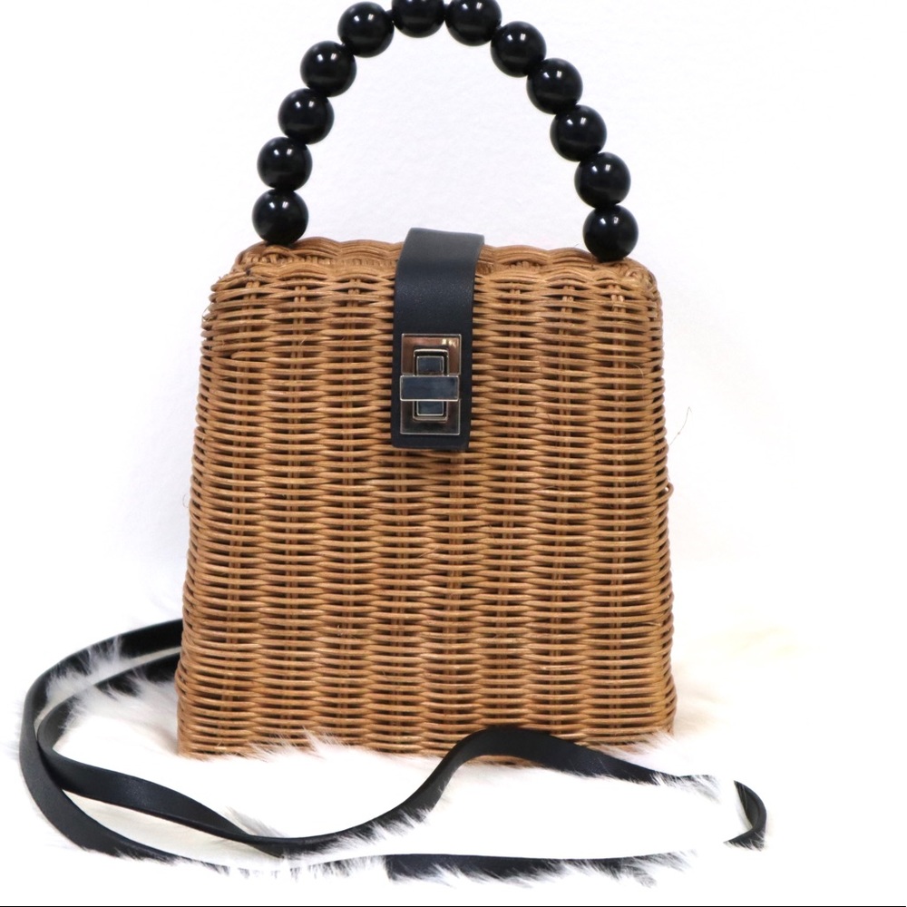 Natural Hand-Woven Straw Bag